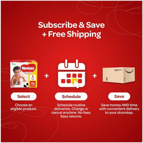 하기스 [아마존베스트]Huggies HUGGIES Snug & Dry Diapers, Size 4, 192Count (Packaging May Vary)