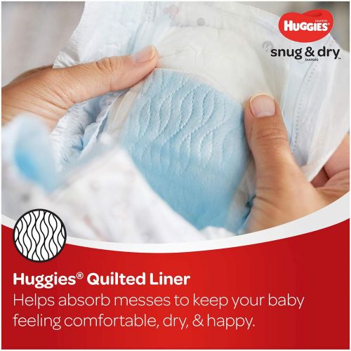 하기스 [아마존베스트]Huggies Snug & Dry Baby Diapers, Size 4 (fits 22-37 lb.), 184 Count, ONE Month Supply (Packaging May Vary)