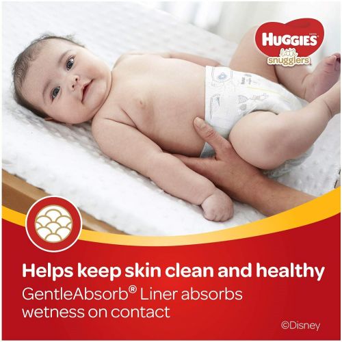 하기스 [아마존베스트]Huggies Little Snugglers Baby Diapers, Size 1 (up to 14 lb.), 198 Ct, Economy Plus Pack (Packaging May Vary)