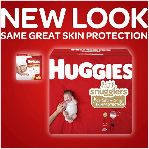 하기스 [아마존베스트]Huggies Little Snugglers Baby Diapers, Size Newborn (fits up to 10 lb.), 84 Ct, Giga Jr Pack (Packaging may Vary)