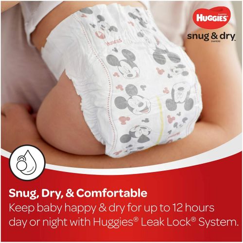 하기스 [아마존베스트]Huggies HUGGIES Snug & Dry Diapers, Size 5, 136 Count (Packaging May Vary)