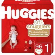 [아마존베스트]Huggies Little Snugglers Baby Diapers, Size 1 (up to 14 lb.), 96 Ct, Giga Jr Pack (Packaging May Vary)