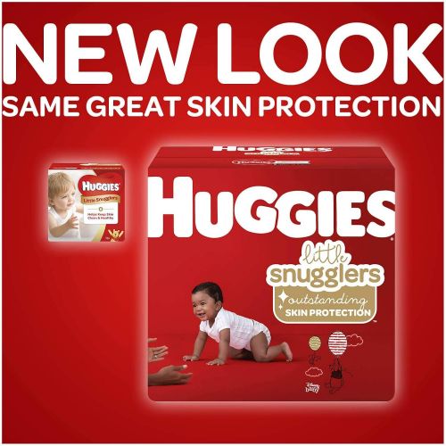 하기스 [아마존베스트]Huggies Little Snugglers Baby Diapers, Size 5 (fits 27+ lb.), 120 Ct, Economy Plus Pack (Packaging May Vary)