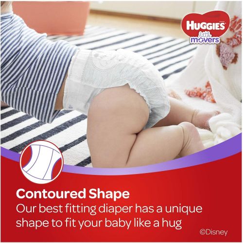 하기스 [아마존베스트]Huggies Little Movers Diapers, Size 3 (16-28 lb.), 84 Ct. (Packaging May Vary)