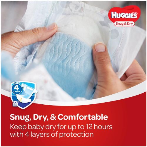 하기스 [아마존베스트]Huggies HUGGIES Snug & Dry Diapers, Size 3, 222 Count (Packaging May Vary)