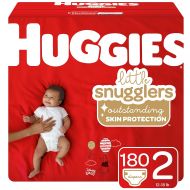 Huggies Little Snugglers Baby Diapers, Size 2, 180 Ct, One Month Supply