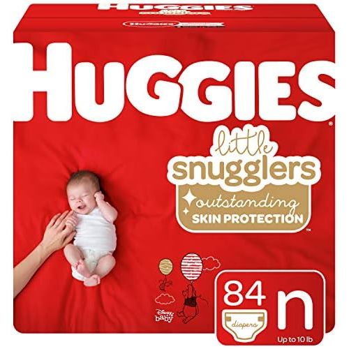 하기스 Huggies Little Snugglers Baby Diapers, Size Newborn, 84 Ct