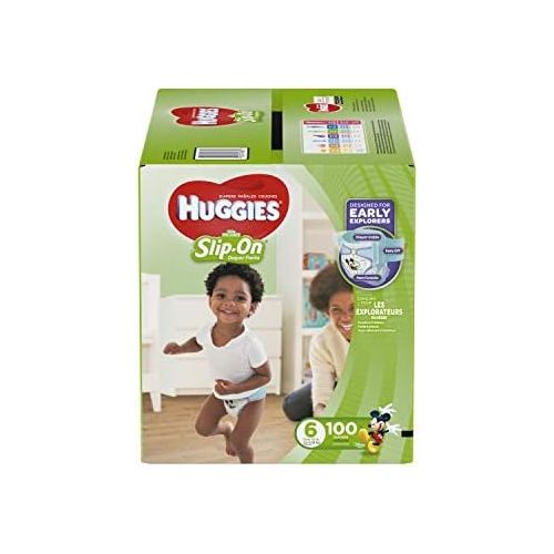 하기스 HUGGIES Little Movers Slip On Diaper Pants, Size 6