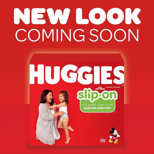 하기스 HUGGIES Little Movers Slip On Diaper Pants, Size 5, 128 Count, ECONOMY PLUS (Packaging May Vary)