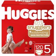 Huggies Little Snugglers Baby Diapers, Size 5, 120 Ct, One Month Supply