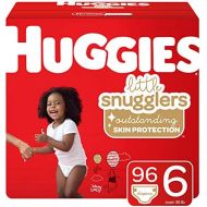 Huggies Little Snugglers Baby Diapers, Size 6, 96 Ct, One Month Supply