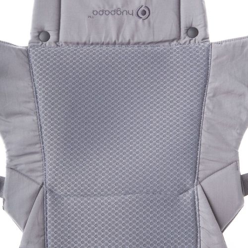  HUGPAPA Dial-Fit 3-in-1 Hip Seat Baby Carrier with Teething Pads (Charcoal)