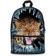 HUGS IDEA Fashion Animal Pattern School Travel Backpack for Boys