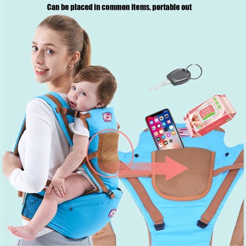  HUIGE Baby Carrier Hip Seat Sling,Safe Backpack Carriers Back Pain Support,for Infant, Child, Toddler
