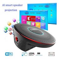 HUIGE Intelligent Audio Projector 4K Giant Screen Theater AI Voice Control Portable Office Projector