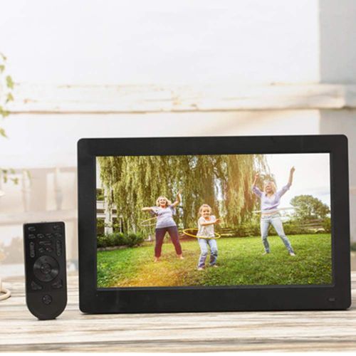  HUIGE Seed Digital Photo Frame WiFi 13.3 inch Widescreen Show Photos on Your Frame via Mobile App or Email Displays HD Pictures and Videos Smart Picture Frame