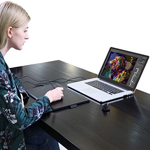  [아마존베스트]Huion New 1060Plus Graphics Tablet with 12Express Keys and Built-in Card Reader