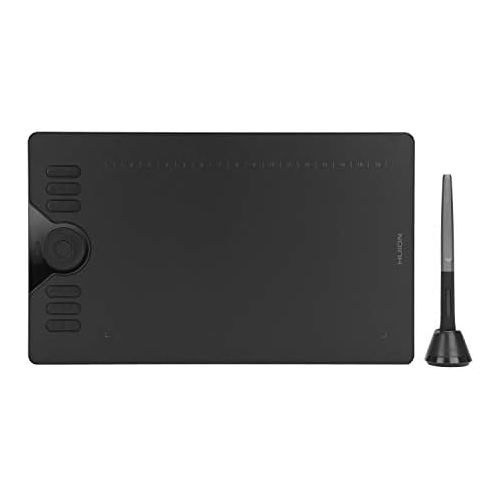  [아마존베스트]HUION HS610 Battery-Free Graphics Tablet, 12+16 Programmable ExpressKeys, 8192 Levels, 5080LPI with ±60° Tilt Function Supports Windows/MacOS/Android Ideal for Home Office & E-Lear