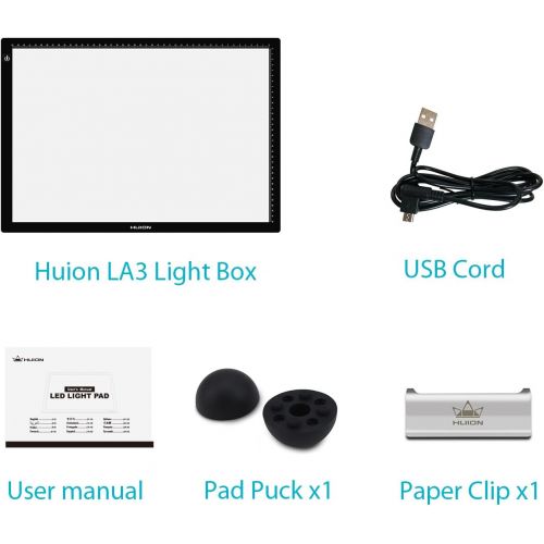  HUION Huion LA3 Portable USB LED Tracing Light Box Dimmable Brightness Tatto Light Pad