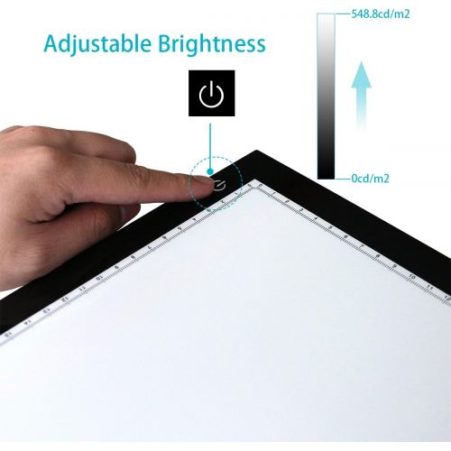  HUION Huion A2 26.77 Inches Large Thin Light Box Drawing Light Board Tracing light pad with Adjustable Brightness for Artcraft, Animation, Sketching, Tattoo Transferring