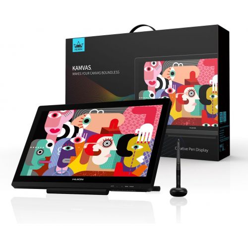  HUION Huion KAMVAS GT-191 V2 HD Drawing Monitor Inch 19.5 Pen Display Battery-Free Stylus with 8192 Levels Pen Pressure