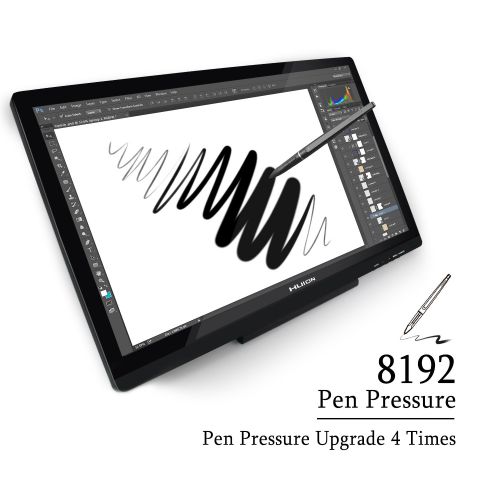  HUION Huion GT-220 V2 Black Graphics Drawing Monitor with 8192 Pen Pressure 21.5 Inch HD(1920x1080) IPS Pen Display for Windows and Mac