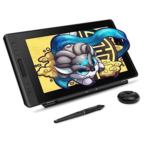  HUION Huion Kamvas Pro 13 Mobile Pen Display 13.3 Inch Battery-Free Drawing Tablet 8192 Levels Tilt Function 4 Express Keys Touch Bar-GT-133 Pro