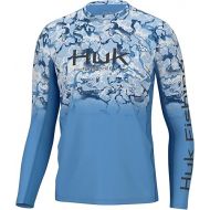 HUK Men's Icon X Crew, Long-Sleeve Performance Fishing Shirt