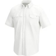 HUK Tide Point Solid Short Sleeve Shirt, Button Down for Men