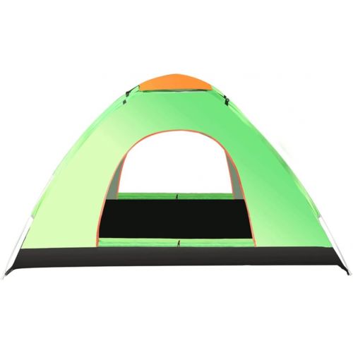  HUKSXZ Beach Tent Portable Beach Shade Sun Shelter for 2-3 Person UV Protection Extended Floor & Fiberglass Rods (Color : Green, Size : 2M1.5M1.2M)