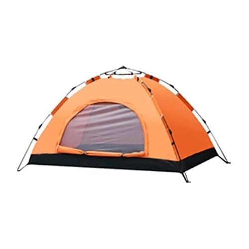  HUKSXZ Beach Tent Sun Shelter - Portable Sun Shade Instant Tent for Beach with Carrying Bag, Stakes, Anti UV for Fishing Hiking Camping, Waterproof Windproof (Color : Orange, Size : 200x2