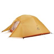 HUKSXZ Camping Tent, Waterproof Family Tent with Removable Rainfly and Carry Bag, Lightweight Tent with Stakes for Camping, Traveling, Backpacking, Hiking, Outdoors (Color : Orange, Size