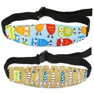 [아마존베스트]HULISEN 2Pcs Baby Carseat Head Support, Carseat Straps Pillow Support Band, Slumber Sling, Car Seat...