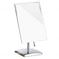 HUMAKEUP Rectangular Single-Sided Mirror Rotating Table Mirror High-Definition Large Princess Mirror 13x13x32.5cm