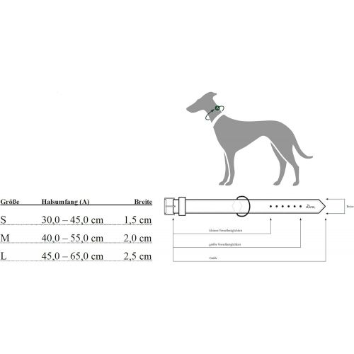  [아마존 핫딜] [아마존핫딜]HUNTER Vario Basic alu strong stabile Halsung fuer Hunde aus geschmeidigem Nylon, mit Aluminium Steckverschluss