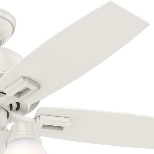  Hunter Fan Company 52229 Hunter 44 Donegan Three Fresh White Ceiling Fan with Light, BronzeDark