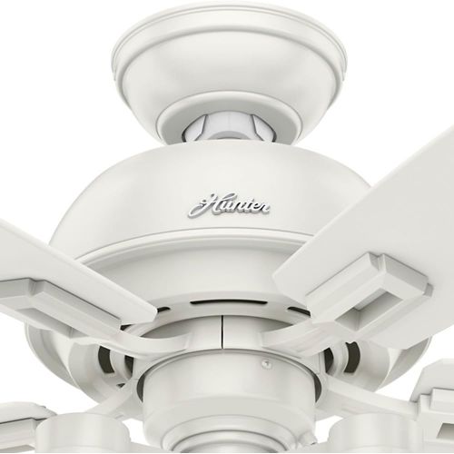  Hunter Fan Company 52229 Hunter 44 Donegan Three Fresh White Ceiling Fan with Light, BronzeDark