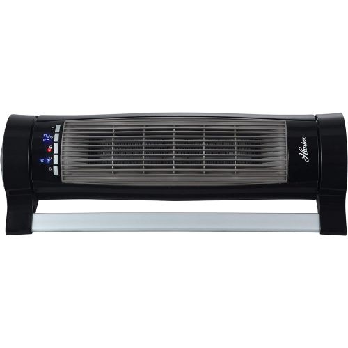  Hunter HPH15-E(Black) Vertical and Horizontal Oscillating Digital Ceramic Heater with Remote Control (Black)