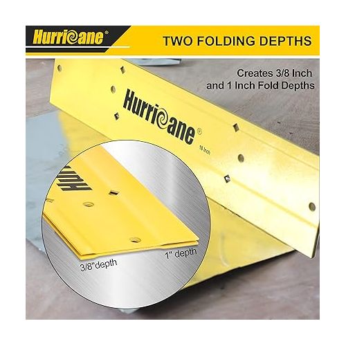  HURRICANE 18 Inch Folding Tool, Sheet Metal Bending Tool for HVAC, Bending and Forming Metal