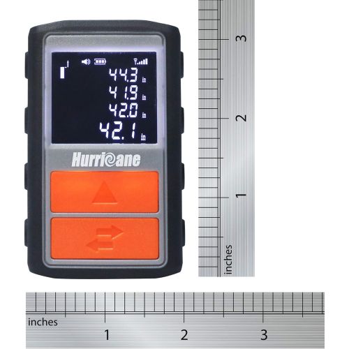  [아마존베스트]Hurricane Pocket Digital Laser Measure 95Ft M/In/Ft Mute Laser Distance Meter with 2 Battery Included,Backlit LCD Display