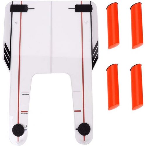  HURRISE Golf Swing Training Aid, Easy Path Top Tier Golf Pure Strike Golf Swing Training Aid Improve Ball Striking Helps Player Monitor Ball Position Swing Path and Angle of Attack for Beg