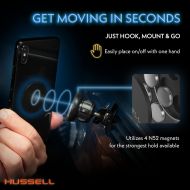 [아마존베스트]Magnetic Phone Car Mount,Air Vent Phone Mount for Carby HUSSELL - 360° Adjustable UniversalMagnet Phone Holder- Compatible with AnyCell Phone,iPhoneGalaxy LG