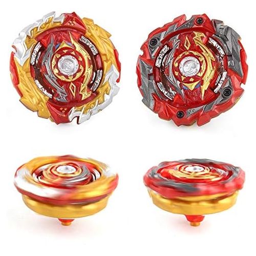  [아마존베스트]HUXICUI 4 Pieces BEY Burst Blade Battle Latest Set, Burst Battling Tops, Kids Boys Birthday Christmas Party Gift Idea