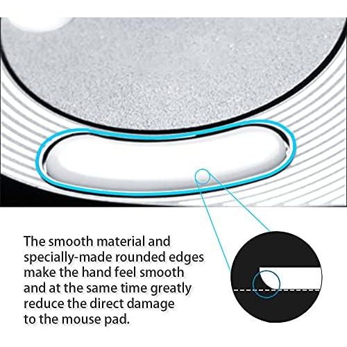  HUYUN 2 Sets White Rounded Curved Edges Mouse Feet Pads Skates Compatible for Razer Mamba Wireless Gaming Mouse