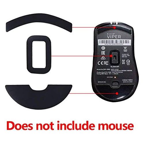  HUYUN 2Sets Mouse Feet Pads Skates Compatible for Razer Viper Gaming Mouse (for Razer Viper Wired)