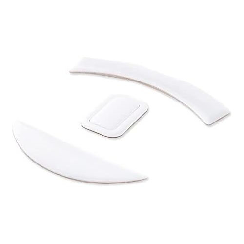  HUYUN 2 Sets White Rounded Curved Edges Mouse Feet Pads Skates Compatible for Razer Deathadder Elite Gaming Mouse