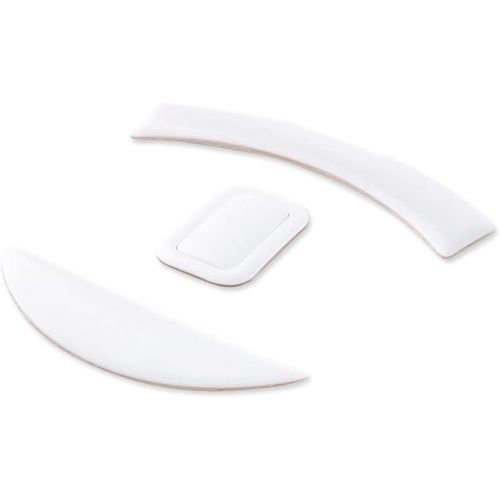  HUYUN 2 Sets White Rounded Curved Edges Mouse Feet Pads Skates Compatible for Razer Deathadder Elite Gaming Mouse
