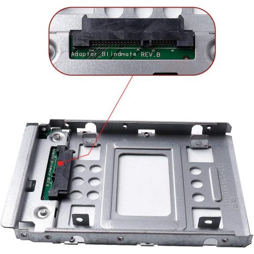  HUYUN 2.5 SSD to 3.5 SATA Hard Disk Drive HDD Adapter Caddy Tray CAGE Hot Swap Plug 654540-001