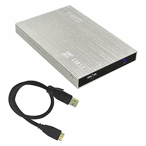  HWAYO 60GB Ultra Slim Portable External Hard Drive USB3.0 2.5 HDD Storage for PC, Desktop, Laptop, MacBook, Chromebook