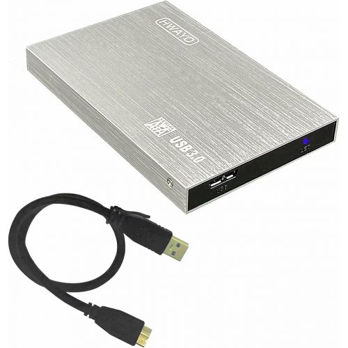  HWAYO 60GB Ultra Slim Portable External Hard Drive USB3.0 2.5 HDD Storage for PC, Desktop, Laptop, MacBook, Chromebook